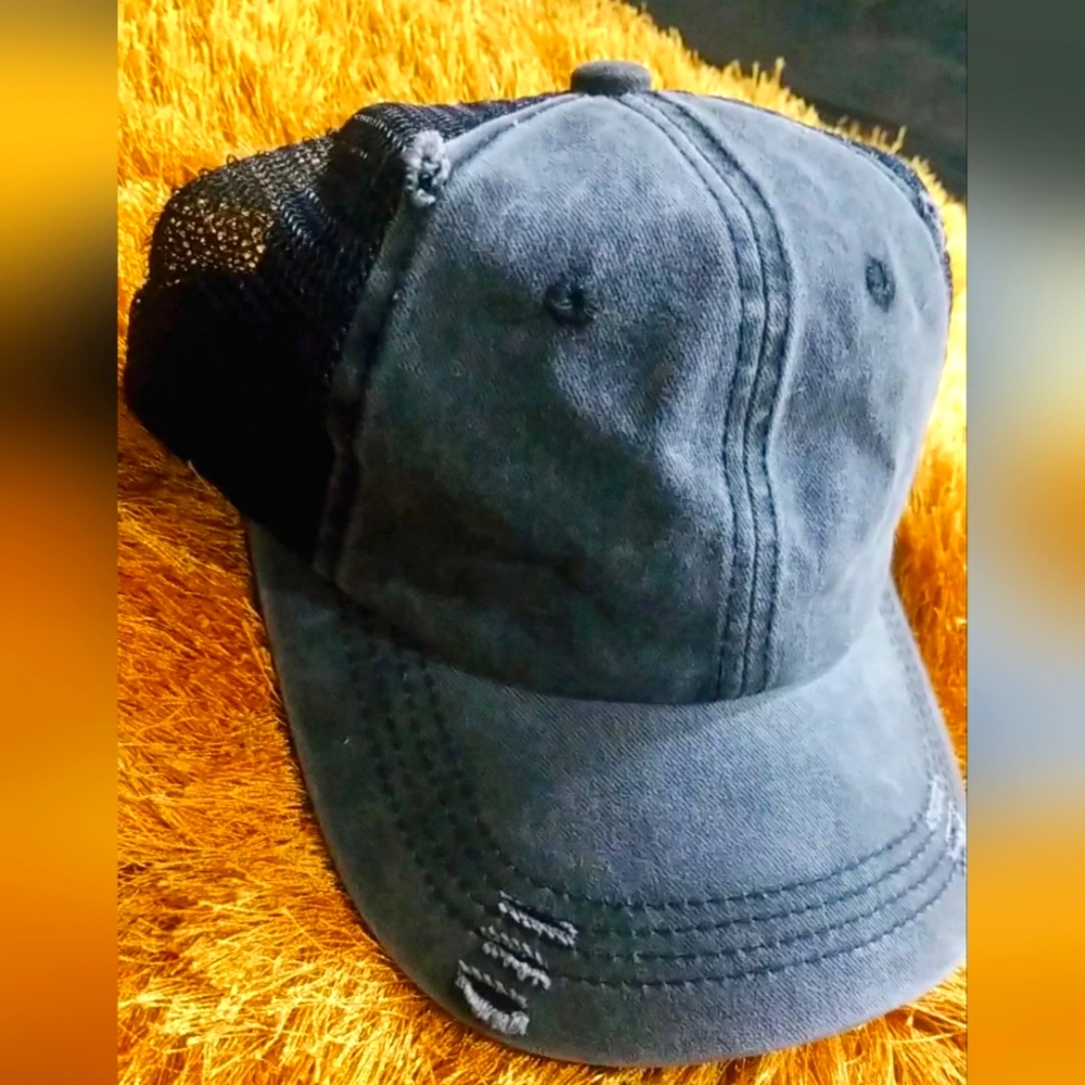 Distressed Trucker Snapback Hat